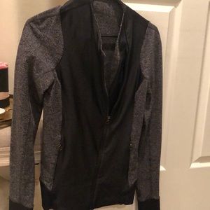 Like new Lululemon diagonal zip up